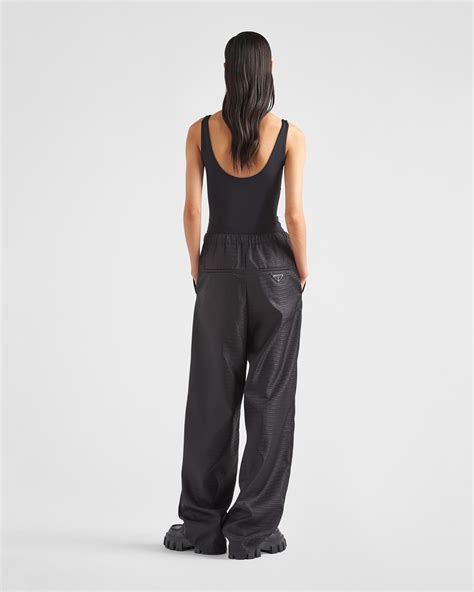 prada active nylon trousers|Prada Re.